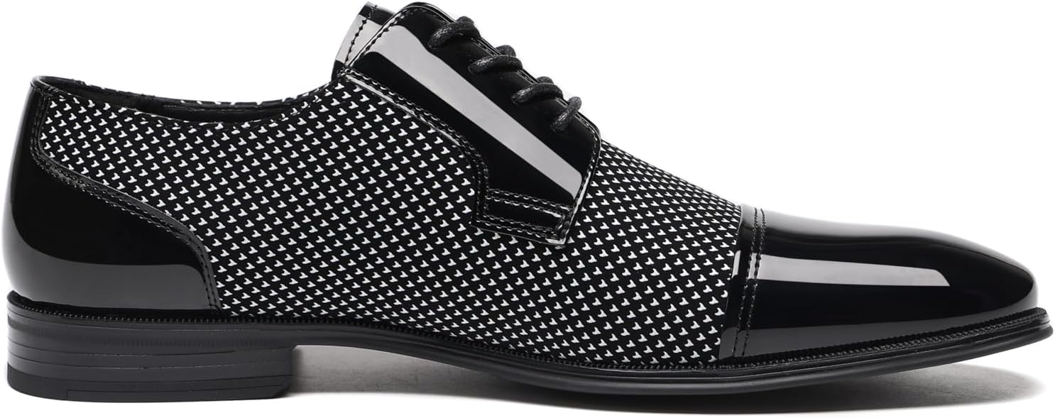 TYNDALL Men's Oxford Dress Casual Busines Formal Lace up Shoes - Image 3