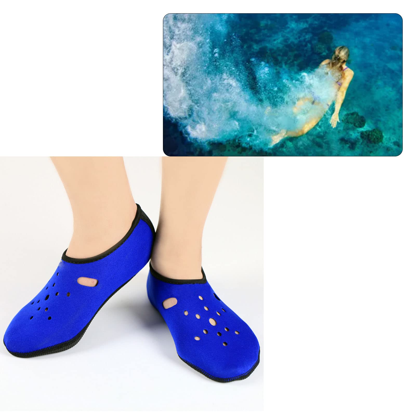 Thickened Diving Socks for Men Women, Multi Function Fit Water Sports for Winter Diving Keep Warm (Pink #16)