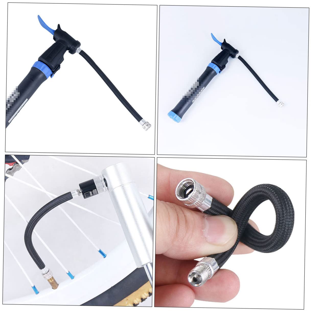 KOMBIUDA 5pcs Beauty Mouth Extension Tube Inflatable Plug Basketball Accessories Air Inflator Bikes Bikes Bike Pumps Air Pump Extension Hose Inflator Replacement Hoses Tire Inflator Hose