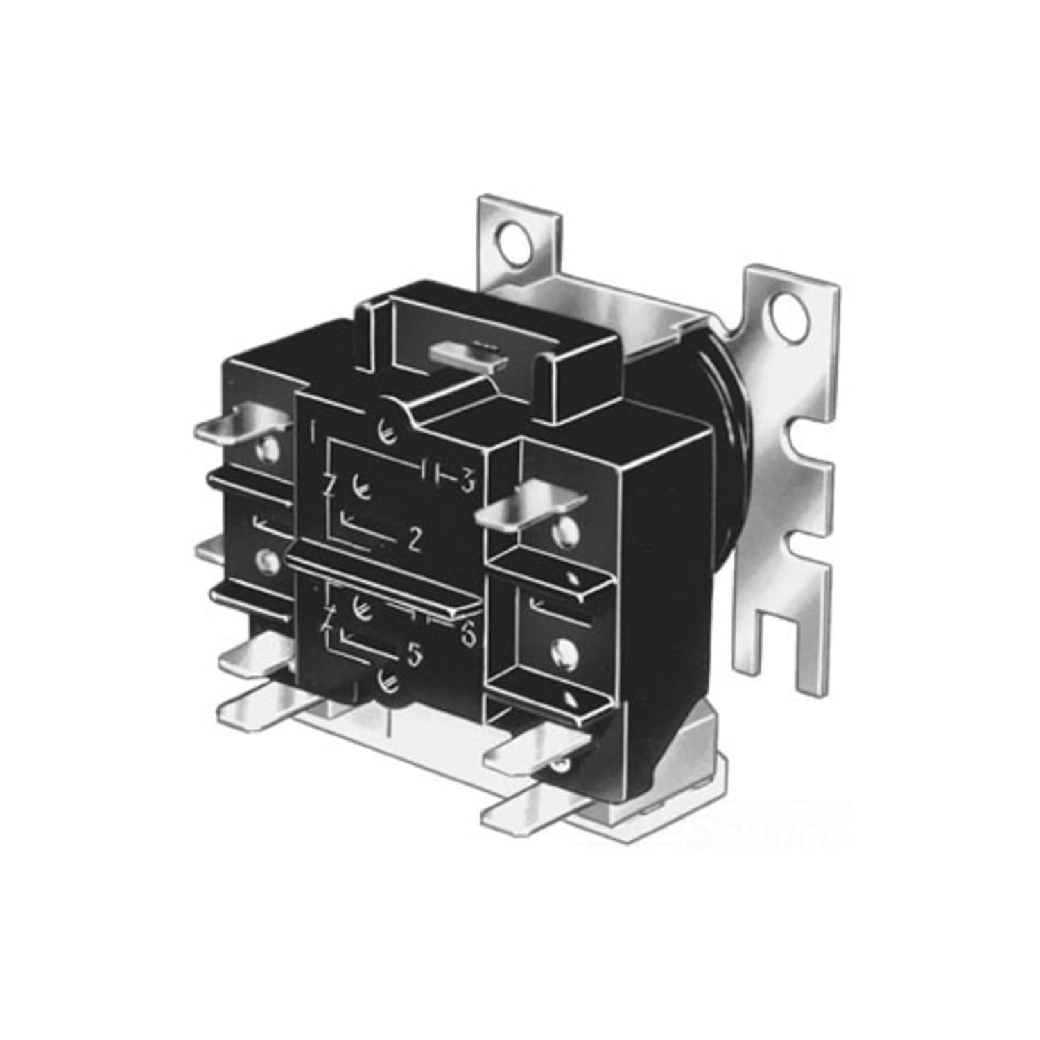 Honeywell, Inc. R8229A1005 Electric Heat Relay, 24 Vac, DPST