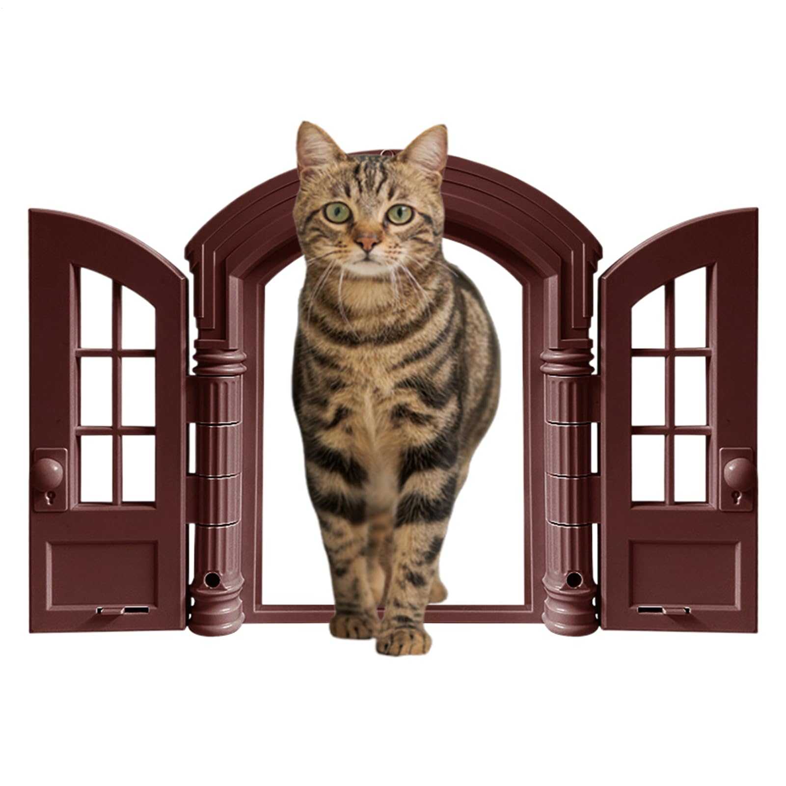 Katzenklappe Ausbruchsicher für kleine mittlere Rassen