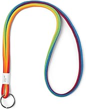 Pantone Design Lanyard, Keychain, Long, for Hanging on the Neck, Robust and Colourful, Pride Colours, Nylon, 18618