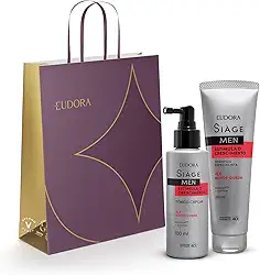 Combo Eudora Siàge Estimula o Crescimento Men: Tônico Capilar 100ml + Shampoo 250ml + Sacola