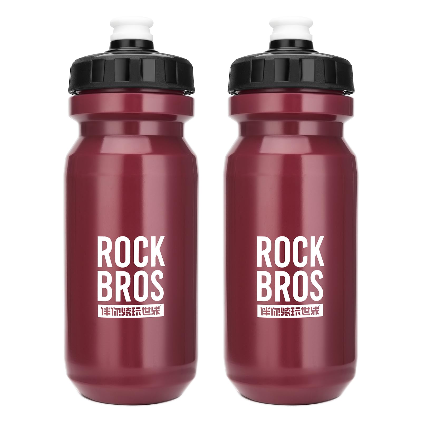 ROCKBROSBike Water Bottle Squeeze, 20oz Bicycle Water Bottle, BPA-Free