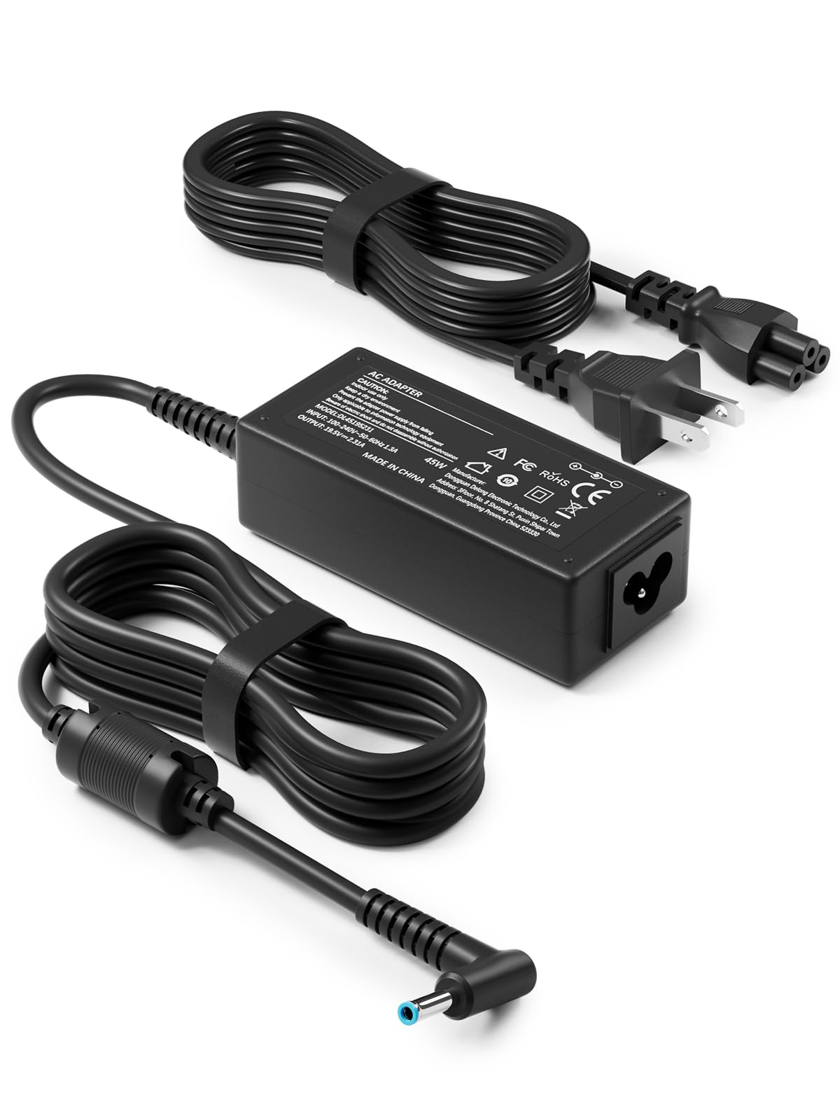 BIYTC Stream 14 & 11 Caricatore del computer portatile per HP 45W Computer Blue Tip Power Cord