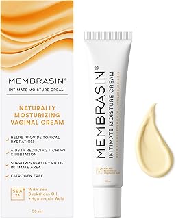 Vaginal Moisture Cream with Hyaluronic Acid, Relieves Vaginal Dryness, Itching and Burning, Menopause Support, Hormone Free, Plant Based Formula with Omega 3 6 7 9 and Vitamin E, 50 ml