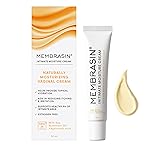 Membrasin Vaginal Moisture Cream with Hyaluronic Acid, Relieves Vaginal Dryness, Itching and Burning, Menopause Support, Hormone Free, Plant Based Formula with Omega 3 6 7 9 and Vitamin E, 50 ml