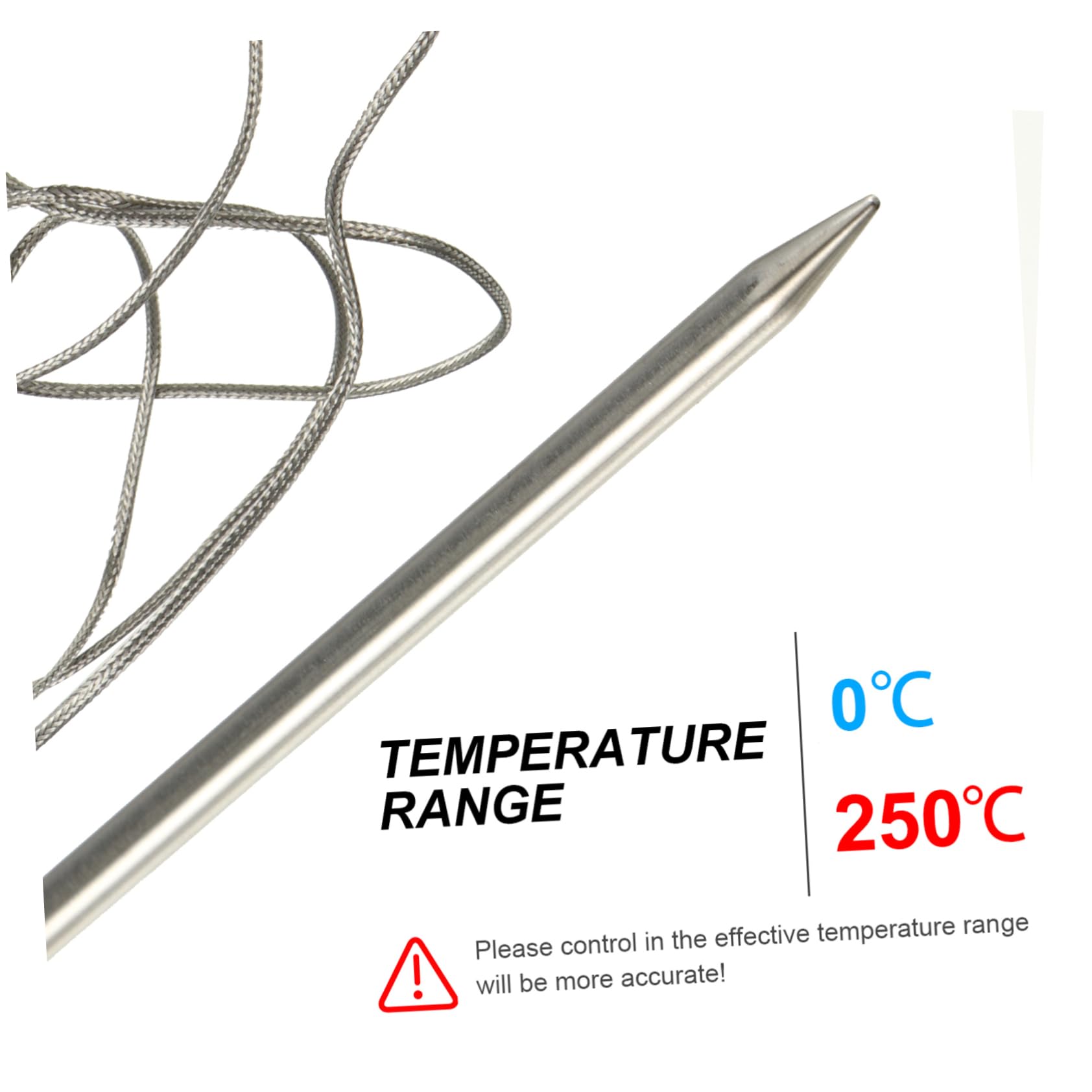 ABOOFAN Termometro Digitale Wireless Per e Bbq Con Display Lcd Monitoraggio Remoto Metri Allerta Di Cottura e Temperatura Preimpostata Per Forno