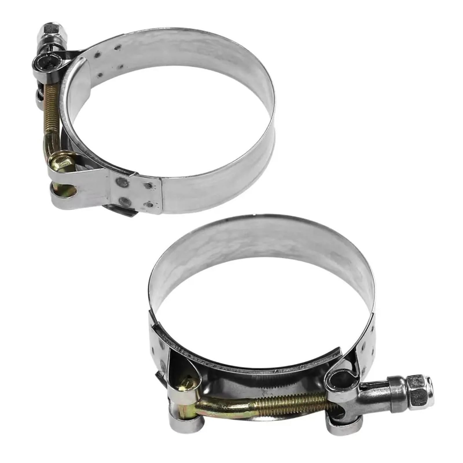 4 Pz T Bullone Fascette Tubo Clip Di Scarico Saldatura Morsetto In Acciaio Inox 304 28-116mm Automotive Regolabile In Metallo