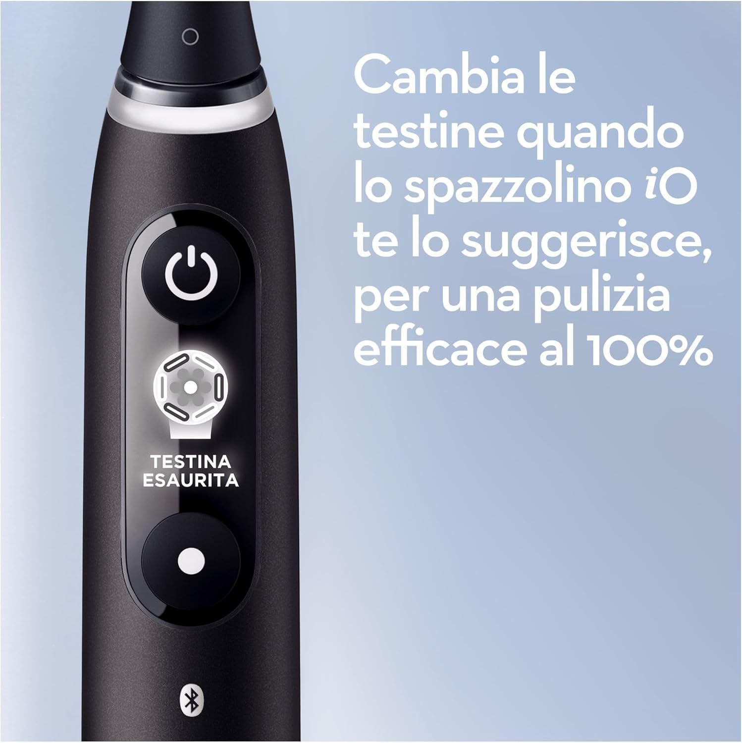 Oral-B Spazzolino Elettrico Ricaricabile iO6 Nero Con Custodia Da Viaggio + Dentifricio Rigenera Smalto & Gengive Classico 75 ml