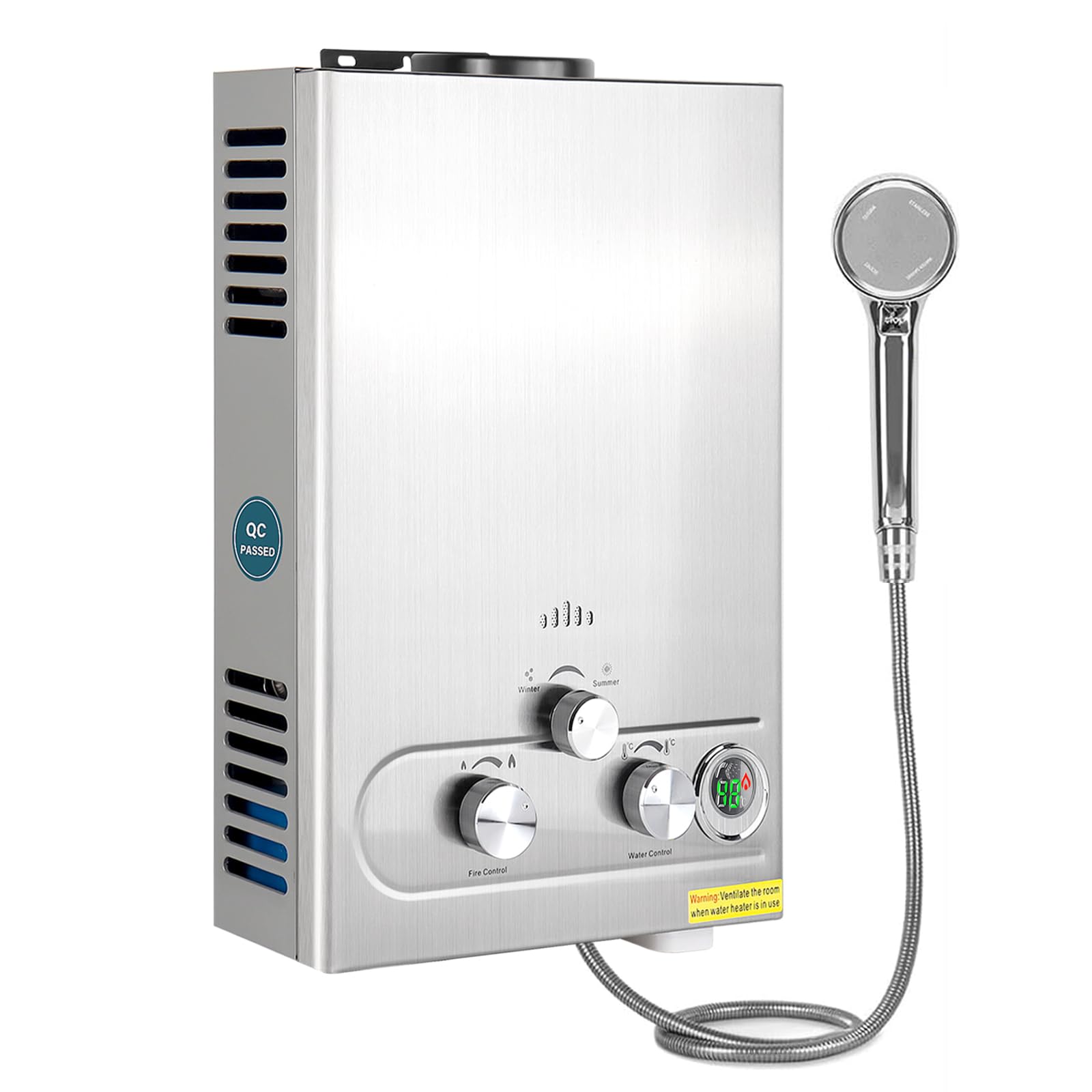 Amazon.co.jp: タンクレス給湯器プロパン、1.6GPM 6L ポータブル