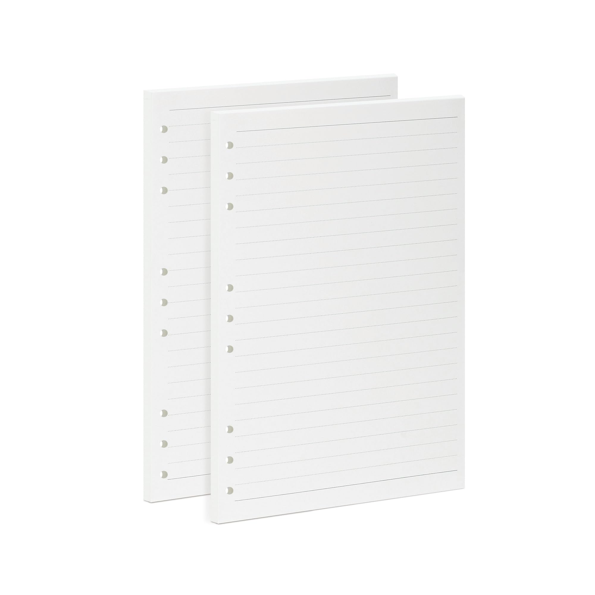 B5 Lined Refill Paper, 90 Sheets Thick Notebook Papers, 100 GSM 9 Holes Loose Leaf Inserts Paper for Binders & Planners (255x180mm)