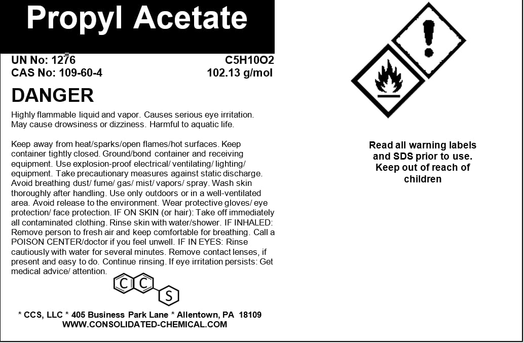 Propyl Acetate 99% Pure - Premium-Quality Industrial and Laboratory Grade Solvent (1000mL)