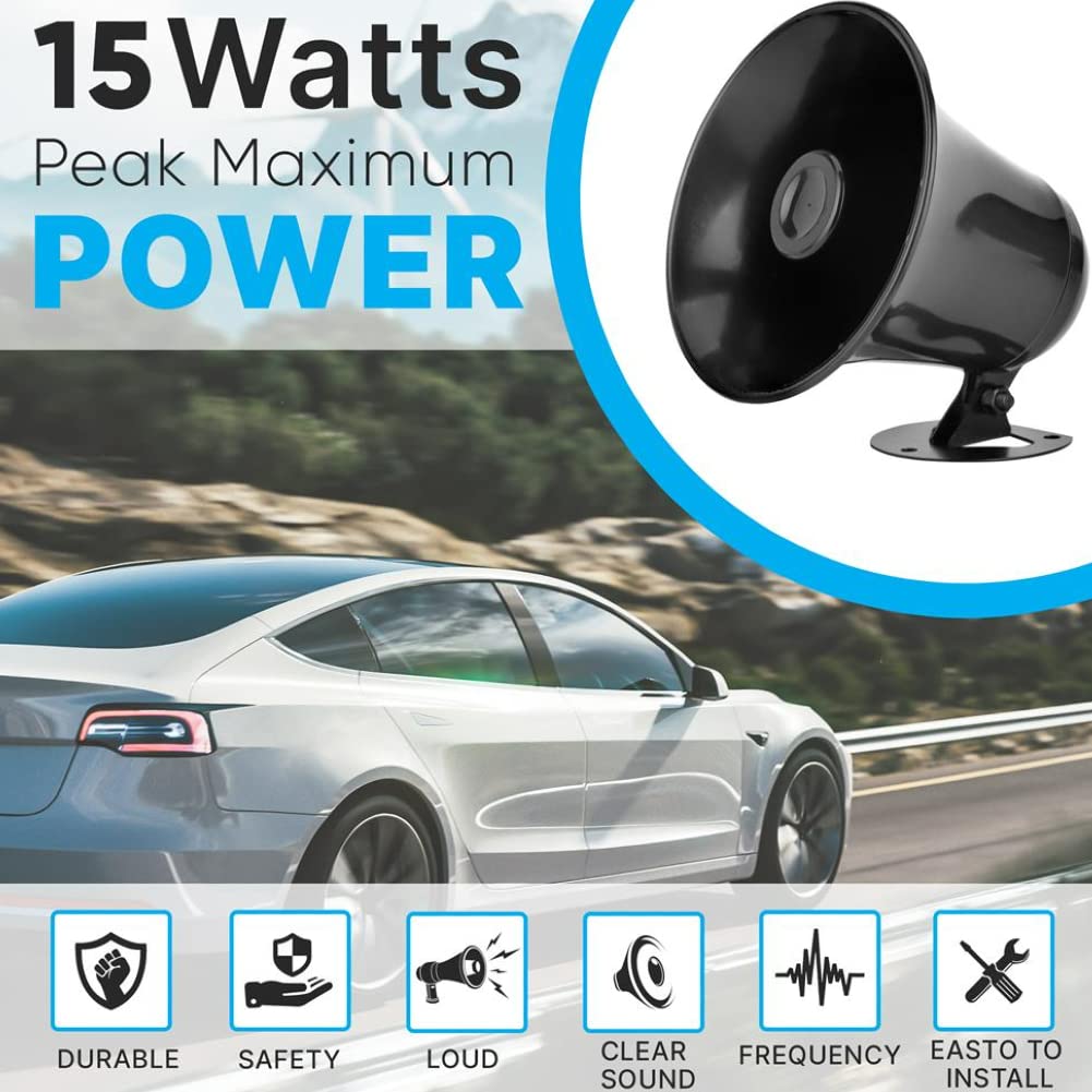 GK SOUND Kit Set para Pyramid SP5 1 Altavoz bocina Negra para Interior y Exterior megafonía 8 Watt rms 15 Watt impedancia máxima 8 Ohm para Local Comercial hogar, 1 Pieza