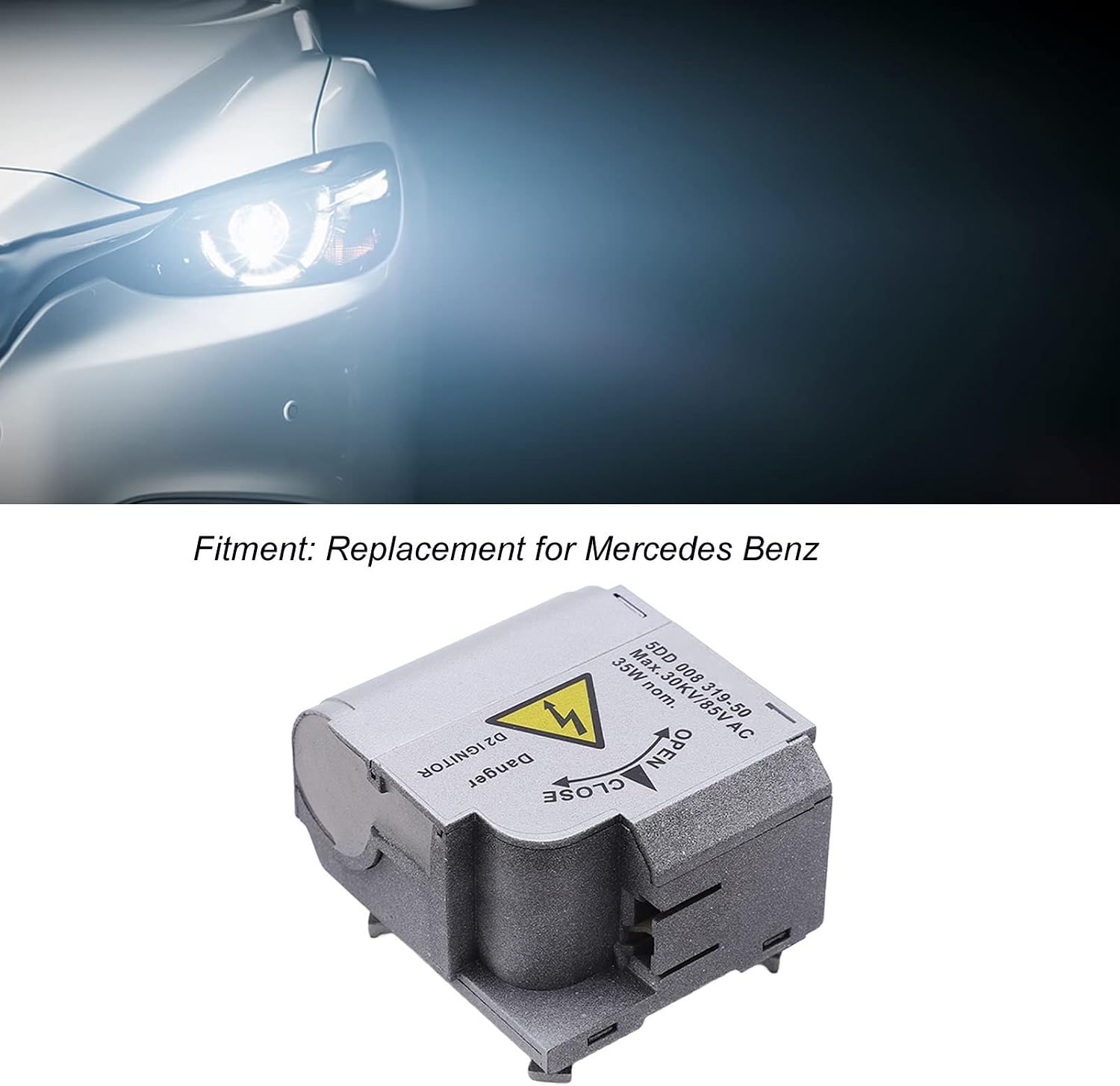 Xenon Ballast Igniter, 0028202526 4E0941471 Headlight Igniter Replacement Easy Installation Stable High Strength for Car