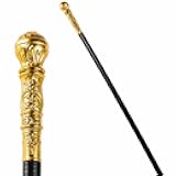 Walking Cane Costume, Vintage Staff Prop Stick Accessories for Dress Canes, Party Pretend and Play Costume for Adults and Kids