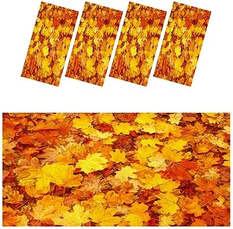 AJWGDJAWYV Fluorescent Light Cover 4x2’ Natural Abstract Ground Leaf ...