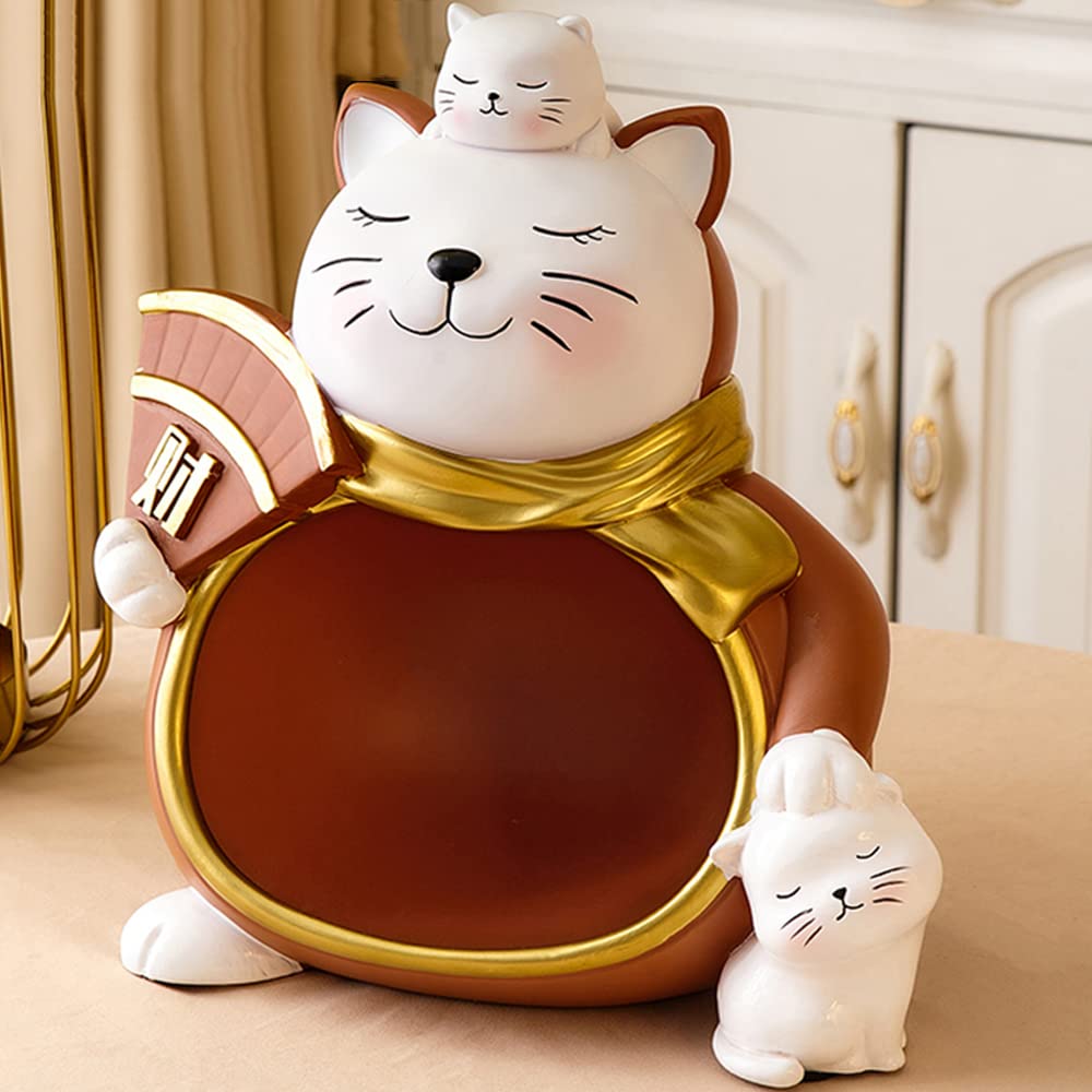 家の玄関の鍵収納盤招き猫収納置物 家の玄関の鍵収納盤招き猫収納置物