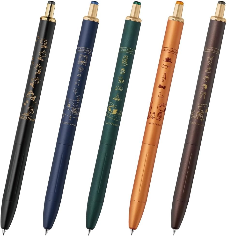 Zebra PJJ56SNALLAZ Sarasa Grand Gel Ballpoint Pen 0.5mm Vintage Color Snoopy All