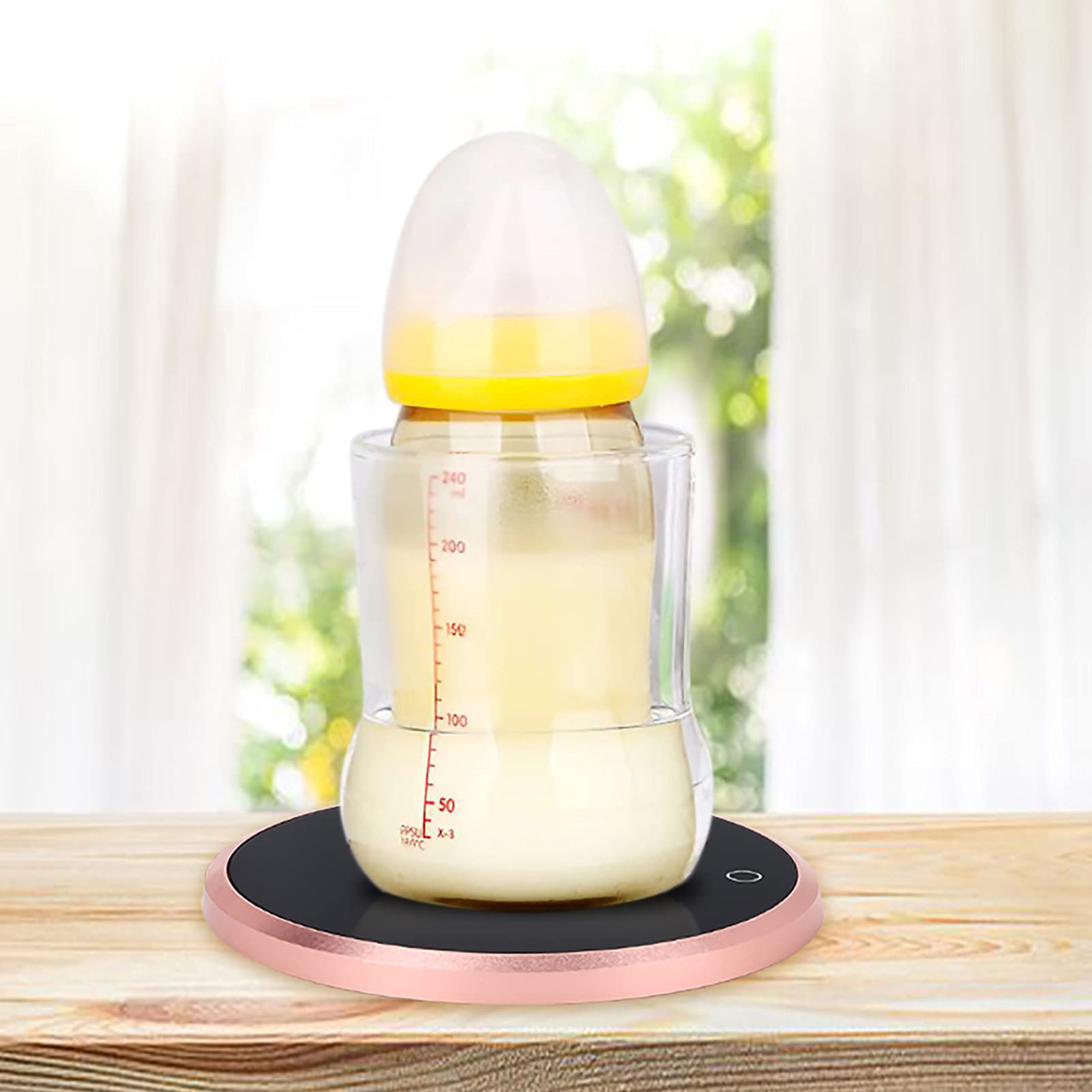 Calentador De Café A Prueba De Agua: Posavasos Calentado Para Taza, Taza Y Bebida, Almohadilla De Termostato Táctil(欧规220v)