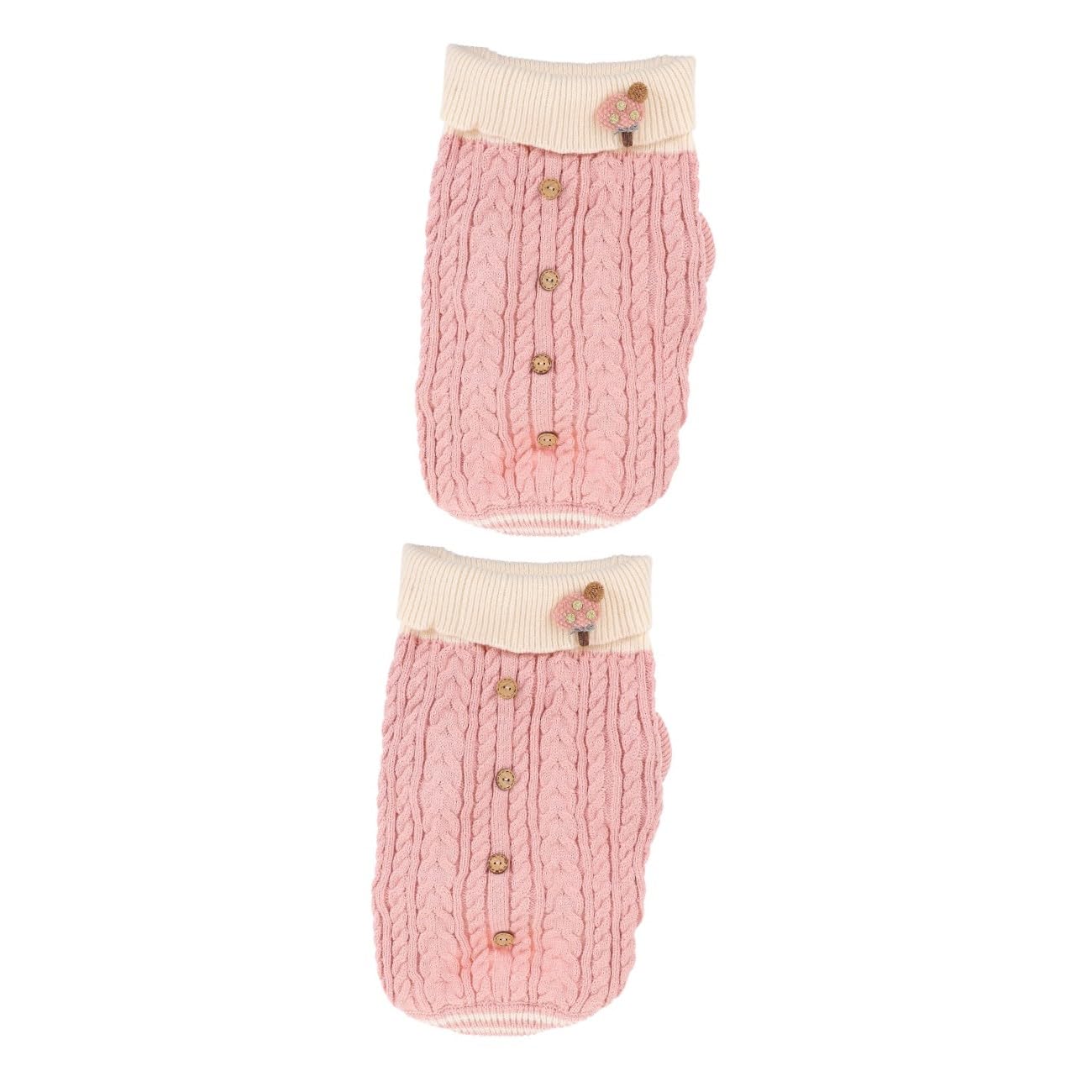 FRCOLOR 2 Piezas De Suéter Abrigado para Perros Ropa Elegante Y Fácil De Poner para Perros Pequeños.