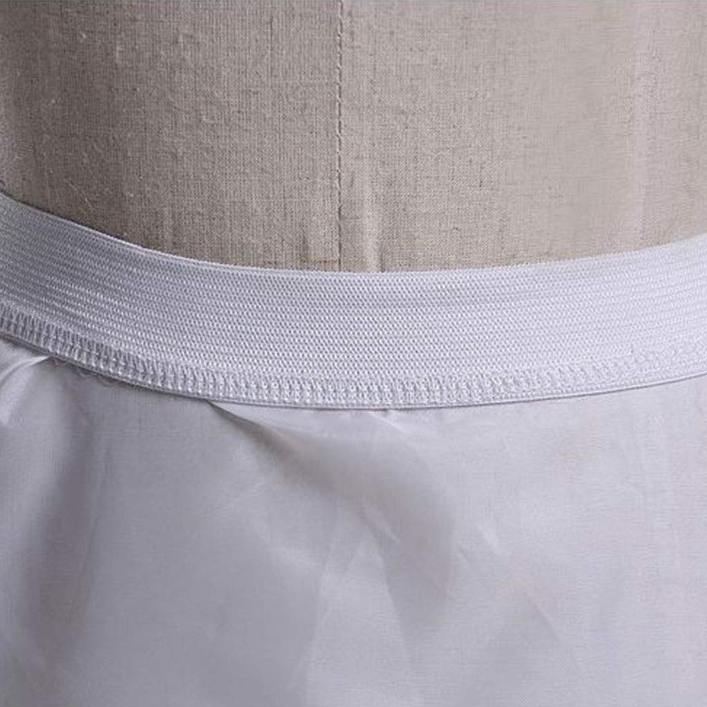 Fil 3 couches, 2 cercles, robe de mariée, jupe longue, jupon, poignet élastique en F