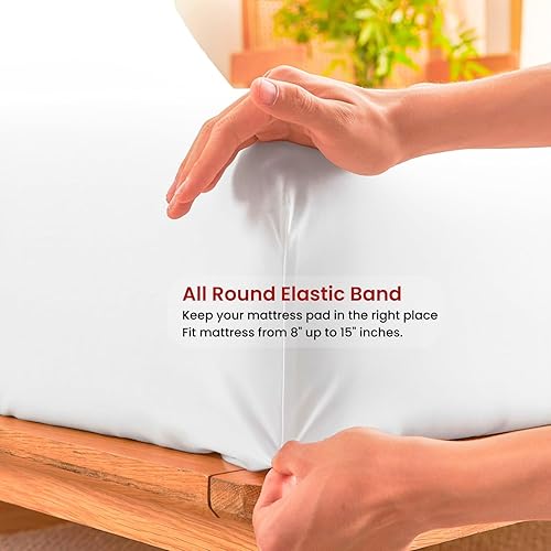 Miniatura 3 de Prime Homeware Juego de sábanas tamaño individual, ligero, juego de 3 piezas, juego de sábanas transpirables y refrescantes, doble cepillado, hotel