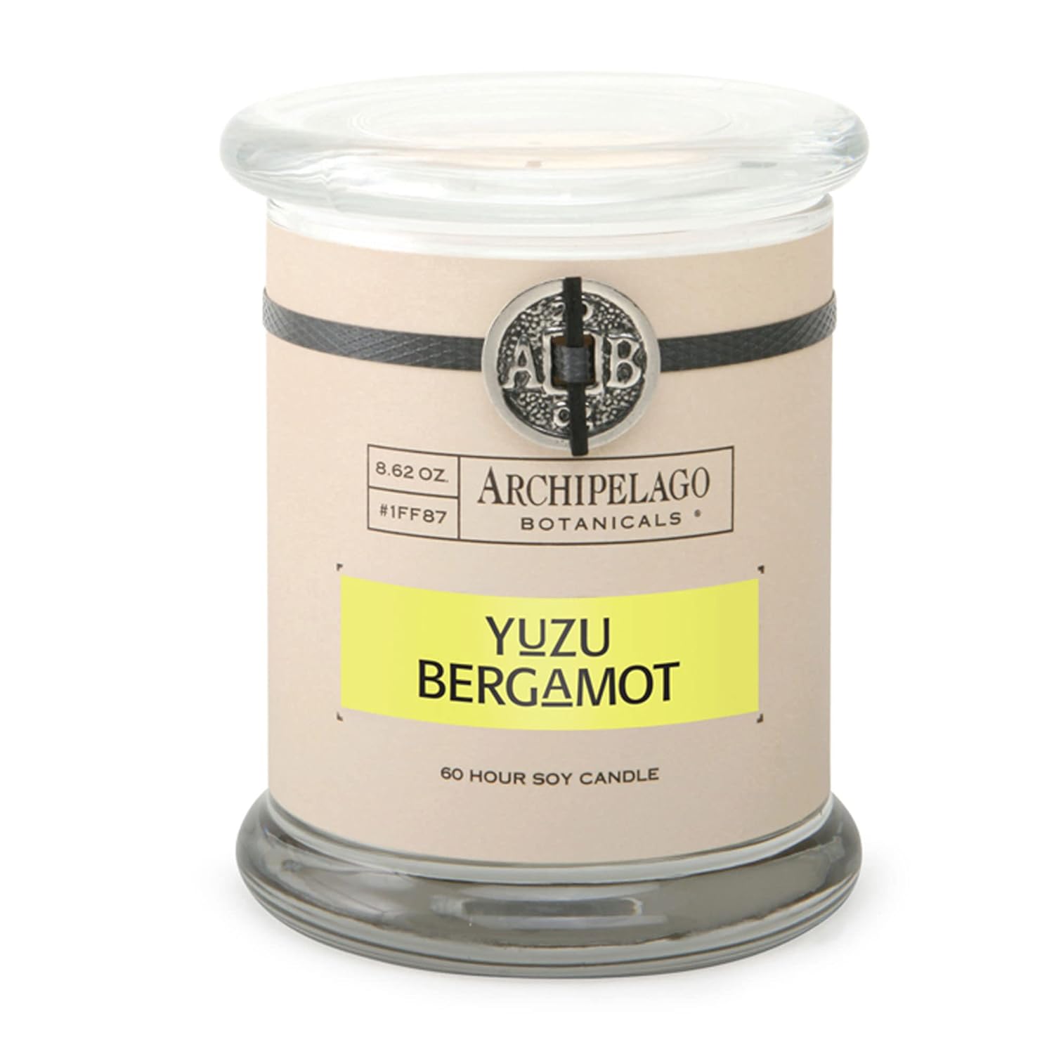 Archipelago Botanicals Yuzu Bergamot Glass Jar Candle