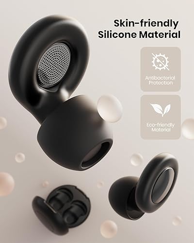 Miniatura 5 de Tapones para los oídos para dormir con cancelación de ruido, tapones de silicona reutilizables para reducir el ruido con 8 puntas para los oídos