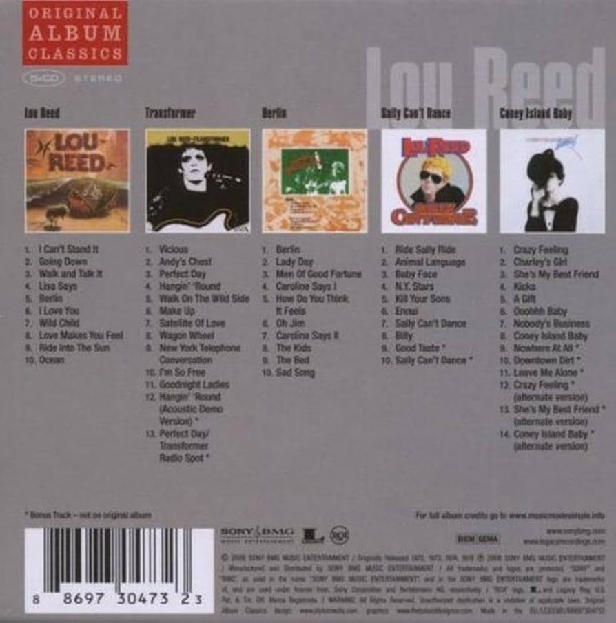 Amazon.co.jp: Lou Reed (Original Album Classics): ミュージック