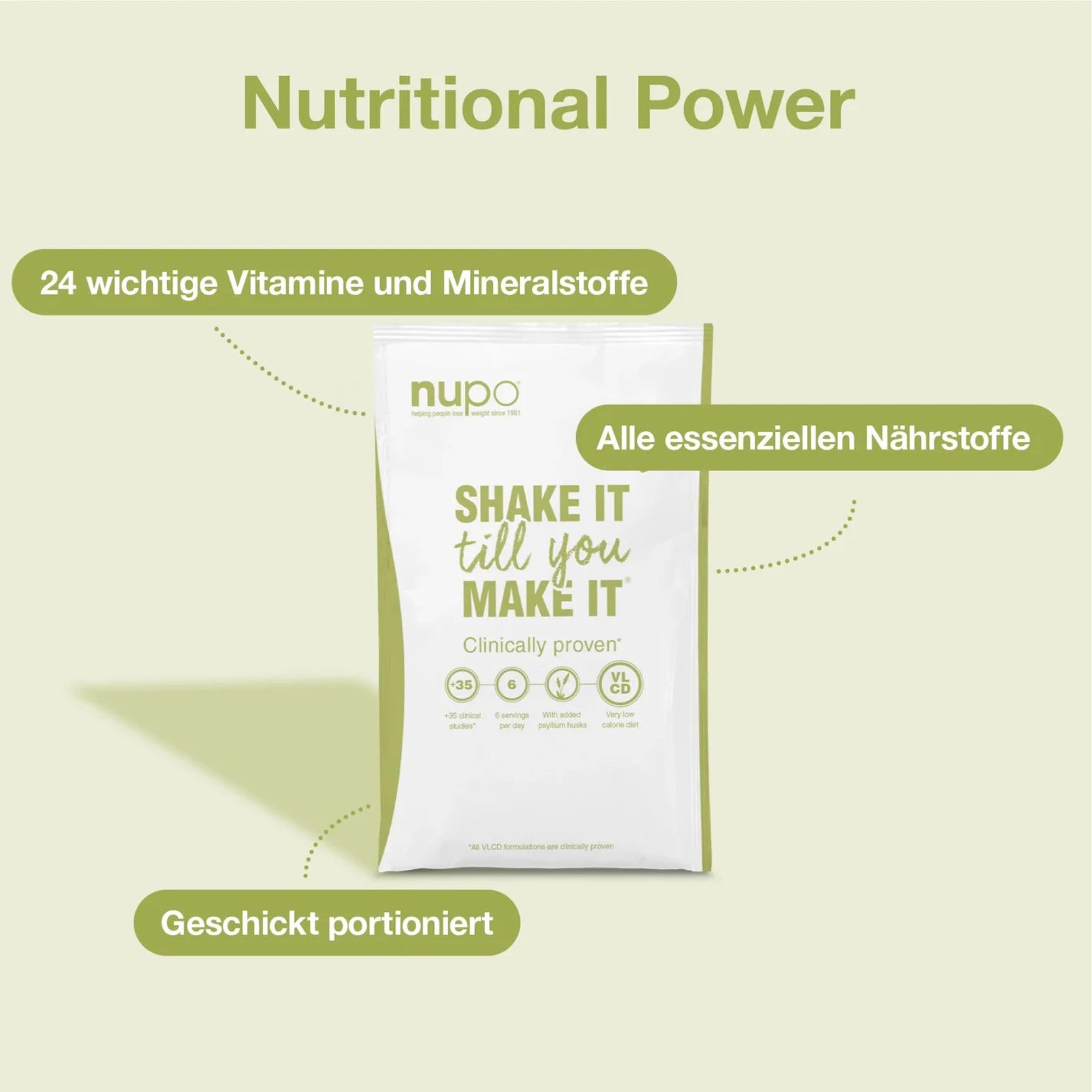 NUPO® Diät Suppe (Spicy-Thai Chicken) | Glutenfrei & Wenig Kalorien | Eiweißreicher Mahlzeitenersatz Pulver Fastensuppe | Diät Suppen zum Abnehmen | Vitamine & Mineralstoffe | Low Carb Suppen