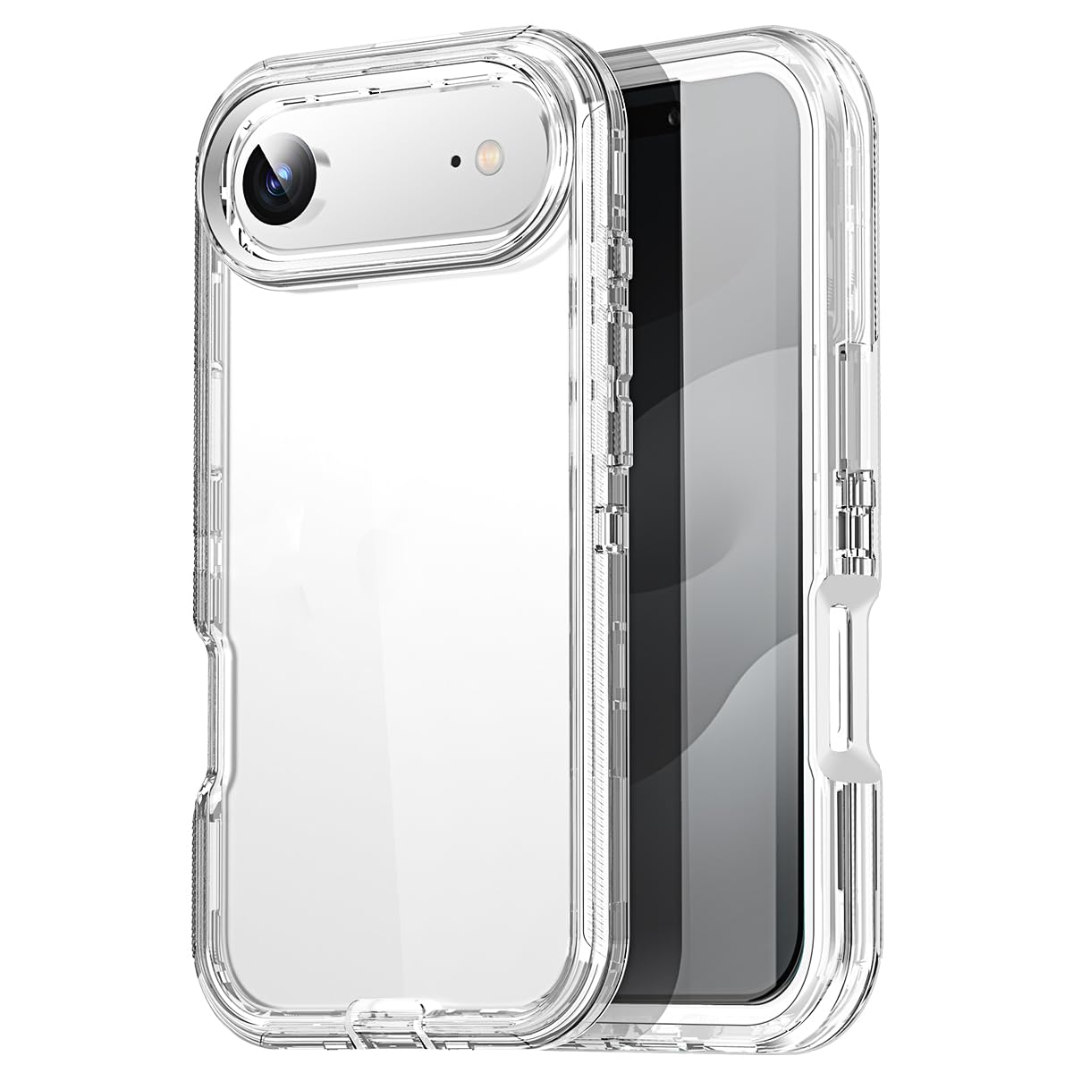 AICase for iPhone Air Case Clear 3 in 1 Heavy Duty Drop Protection Full Body Rugged Shockproof/Dust Proof 3-Layer Military Protective Tough Durable Cover for iPhone Air_1