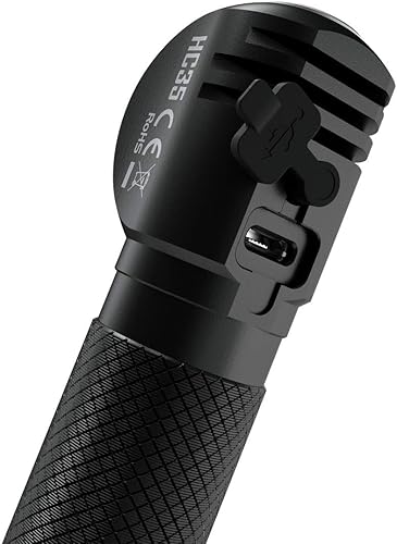 Miniatura 4 de Nitecore Faro LED recargable HC35 - 2700 lúmenes - Incluye batería y cable de carga micro USB Eco-Sensa