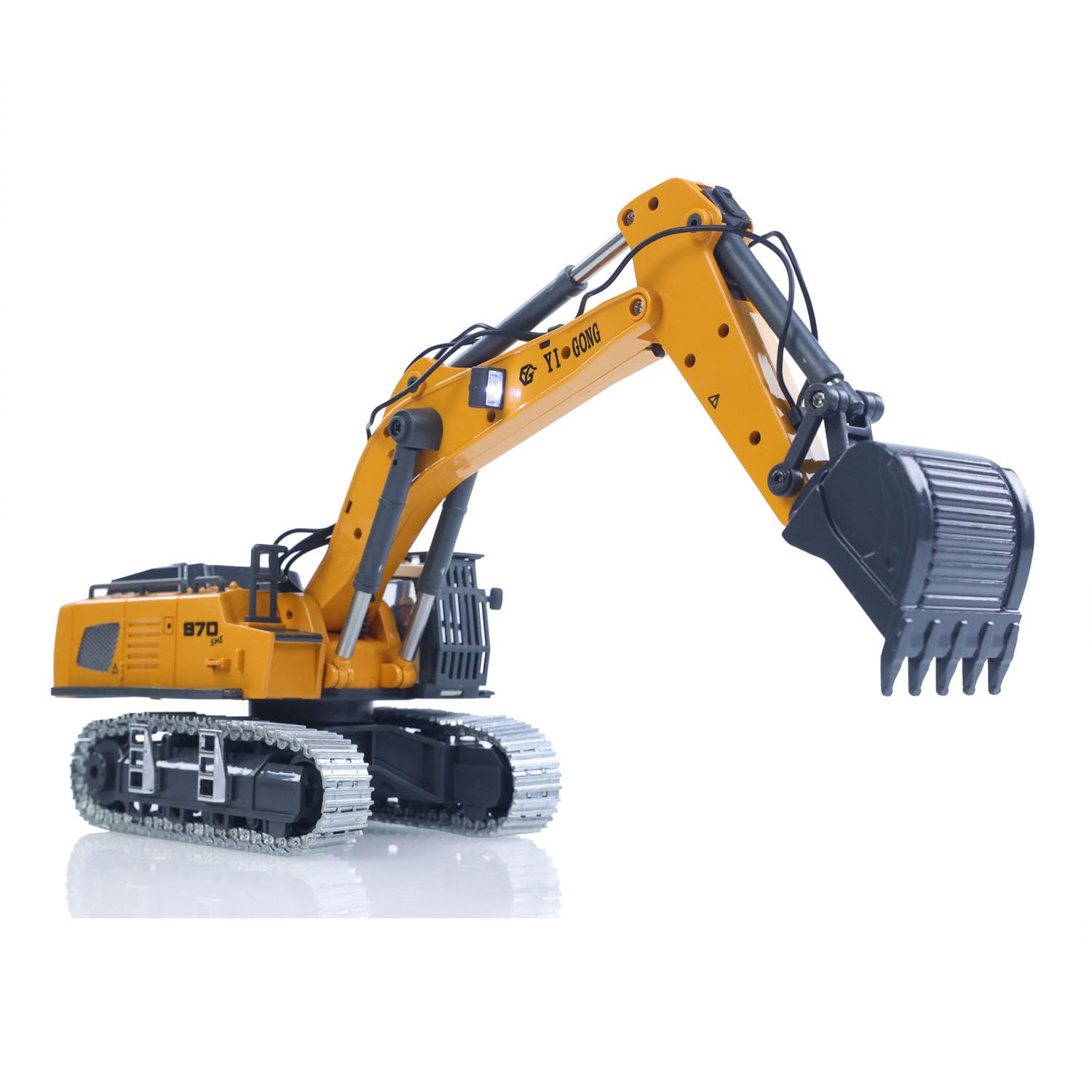 TOUCAN RC HOBBY 1/50 RC Bagger K970 Lager in Deutschland Engineering Fahrzeug Fernbedienung Elektrische Heben Bagger Metall kübel Schienen Licht Sound RTR Batterie Modellgeschenk