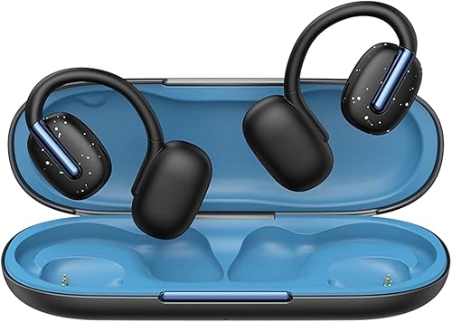 Auriculares de oreja abierta inalámbricos Bluetooth para correr auriculares de oreja abierta auriculares inalámbricos verdaderos para gimnasio,