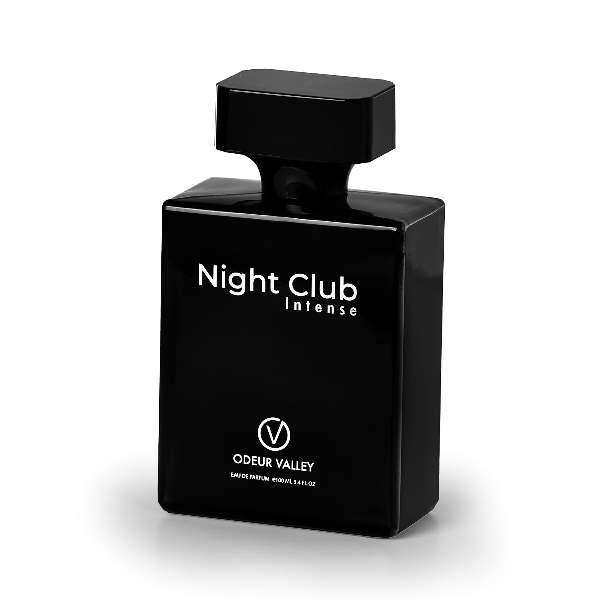 Night Club Intense Eau de perfume for men, Long lasting fragrance, Lemon fresh fruit and woody, High concentrated parfum fragrance (1 x 100ml) made in France