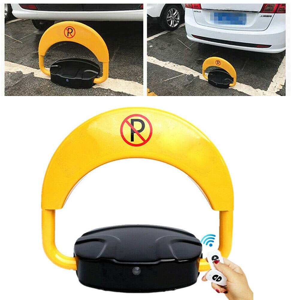 Barrière de parking automatique - Serrure de parking - Avec 2 télécommandes - 180 ° - Anti-collision (style 1)