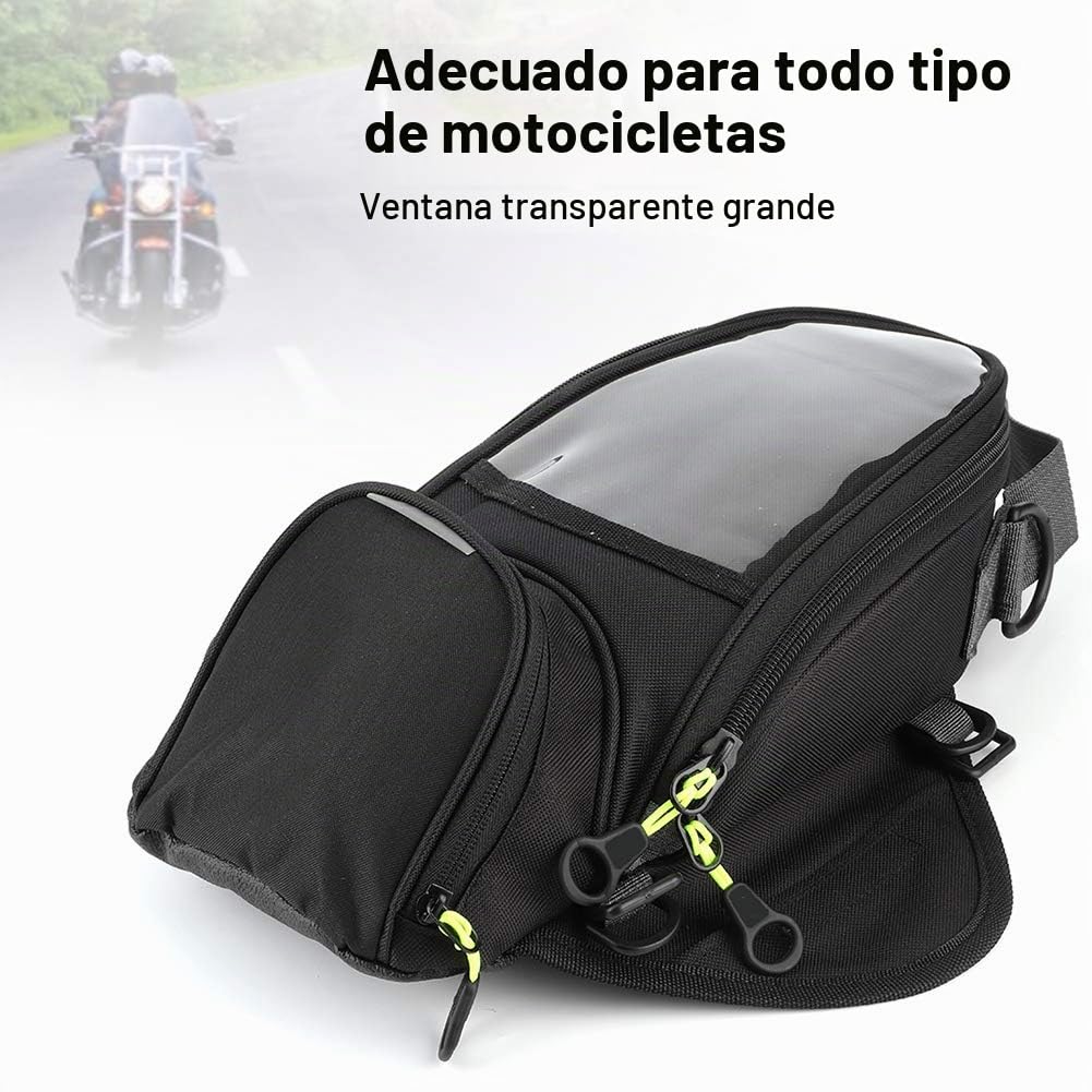 Givi Bolsa de Tanque de Combustible Impermeable - Mochila de Motocicleta Magnética Con Ventana Transparente Grande - Bolsa de Sillín de Navegación