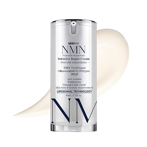 Crema de renovación intensiva NMN - Lujoso tratamiento nocturno con NMN 70,000PPM, resveratrol y crecimiento 9