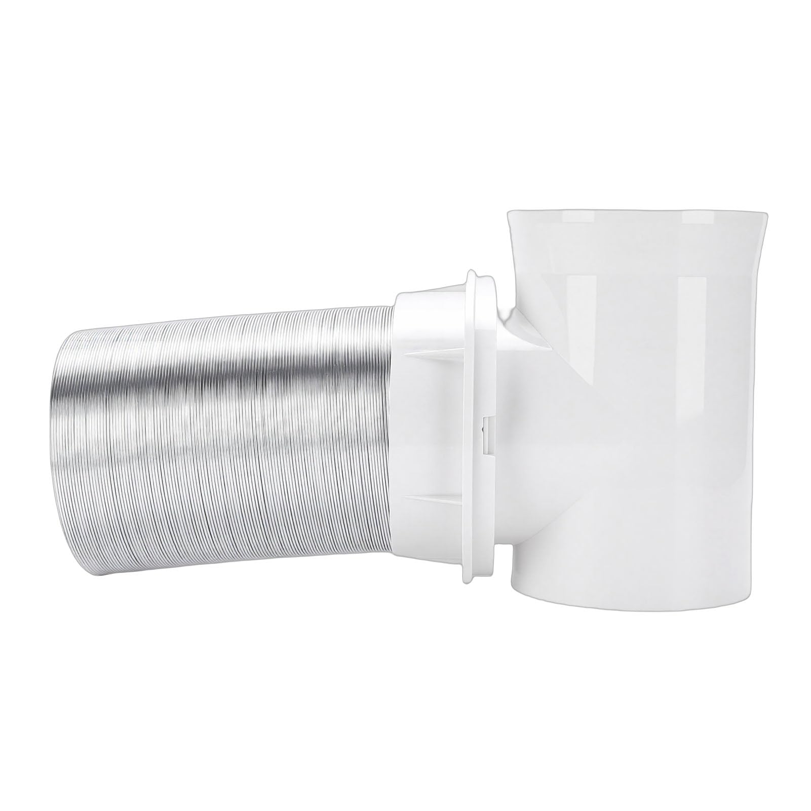 Annadue Kit de Manguera de Ventilación para Secadora, Innovadora Salida de Ventilación de Pared, Junta Hermética, Manguera de 4 Pulgadas para Tiendas de Campaña de Crecimiento, Material de Silicona,