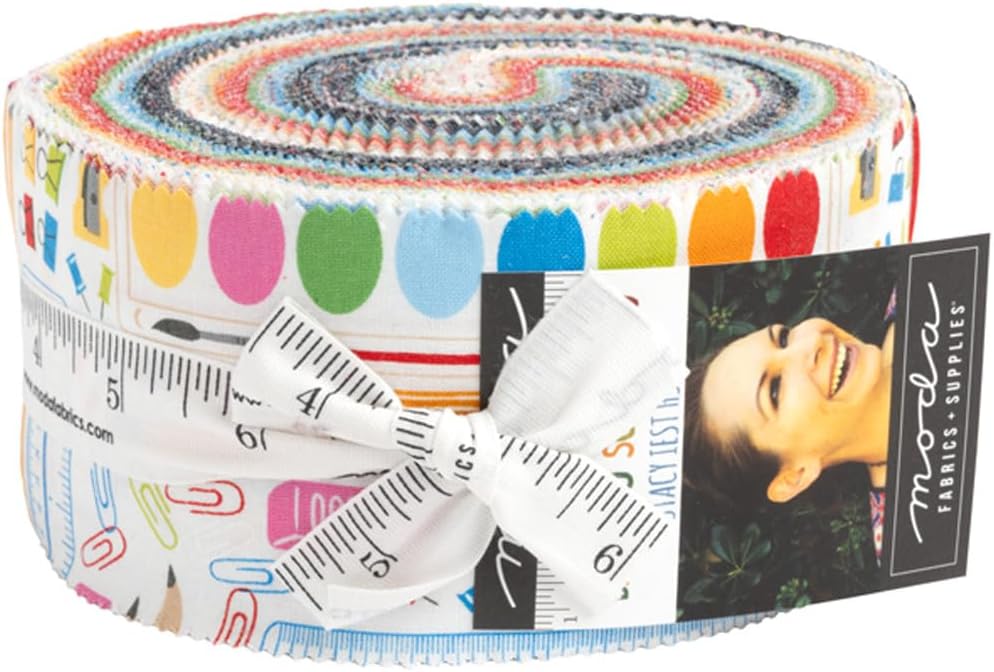 Moda Fabrics Back to School Jelly Roll by Stacy Iest HSU 20890JR