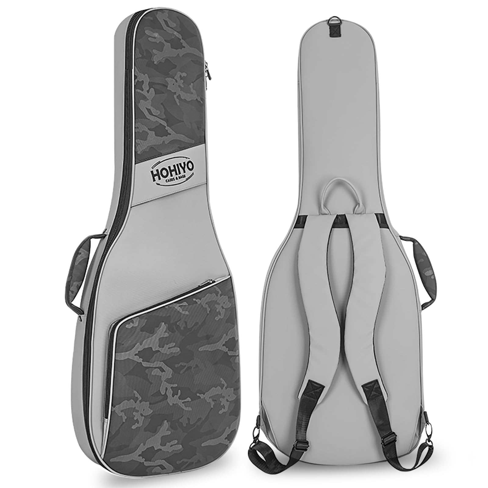 Bolsa acolchada de 20 mm para guitarra eléctrica, funda suave, acolchado grueso, compatible con equipos musicales, guitarra, músicos, guitarra eléctrica