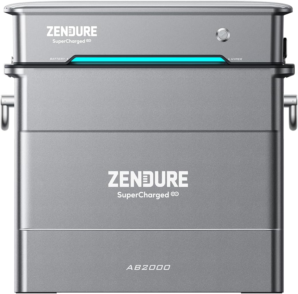 Zendure Hyper 2000 + AB2000X Batterie – 1920Wh PV-Speicher – Balkonkraftwerk Süd