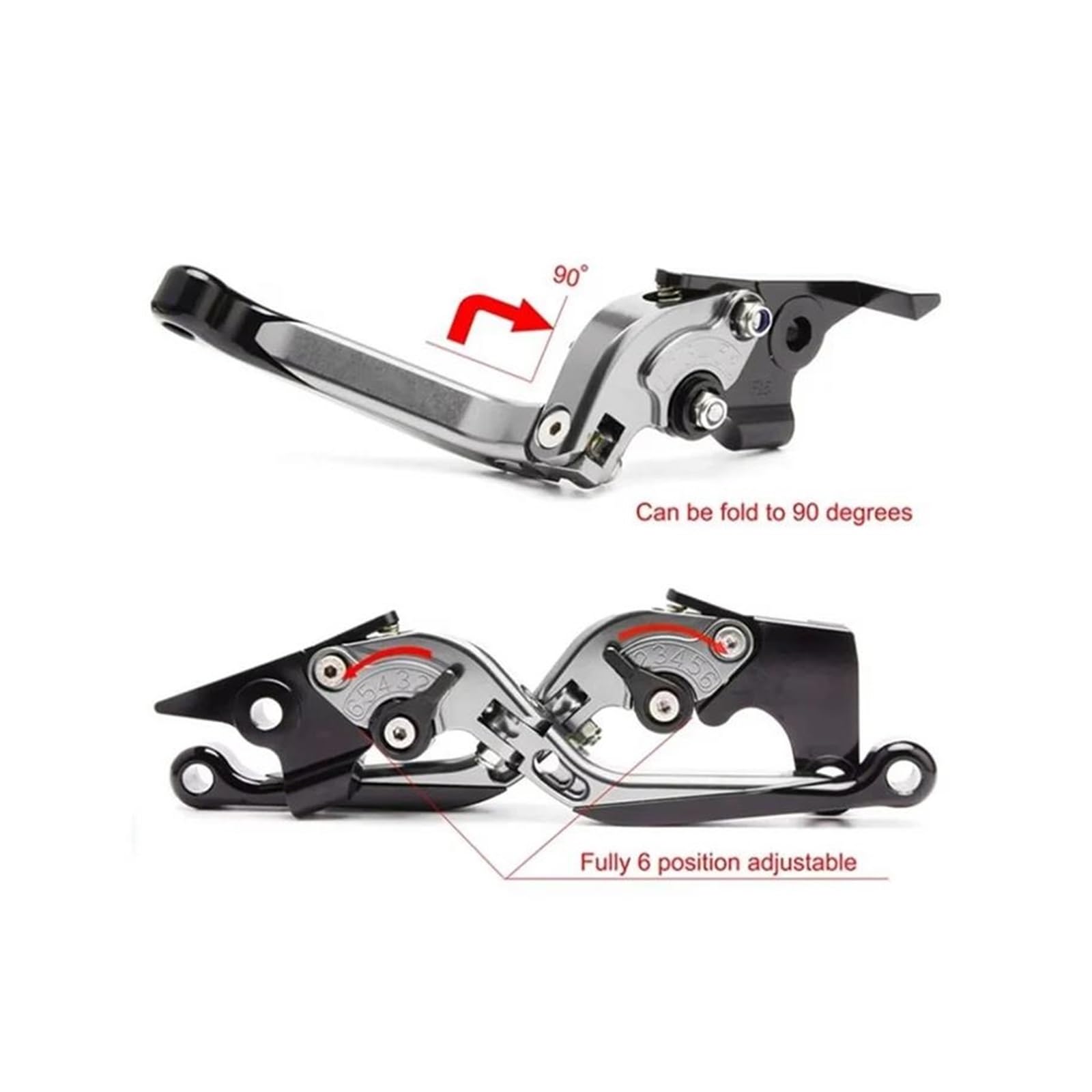 para YA&MAHA FZ-07 FZ07 2014-2020 Manetas De Freno Y Embrague Extensibles Plegables Y Ajustables Motocicleta(P)