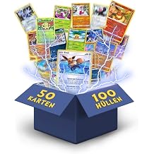 Pokemon cards German 50 Different 3 Rare 3 Holo 1 Random Pikachu Glumanda Dedenne or Evoli Trading cards Original Pokemon cards Current sets 100 Heartforcards   Card Guard Card sleeves