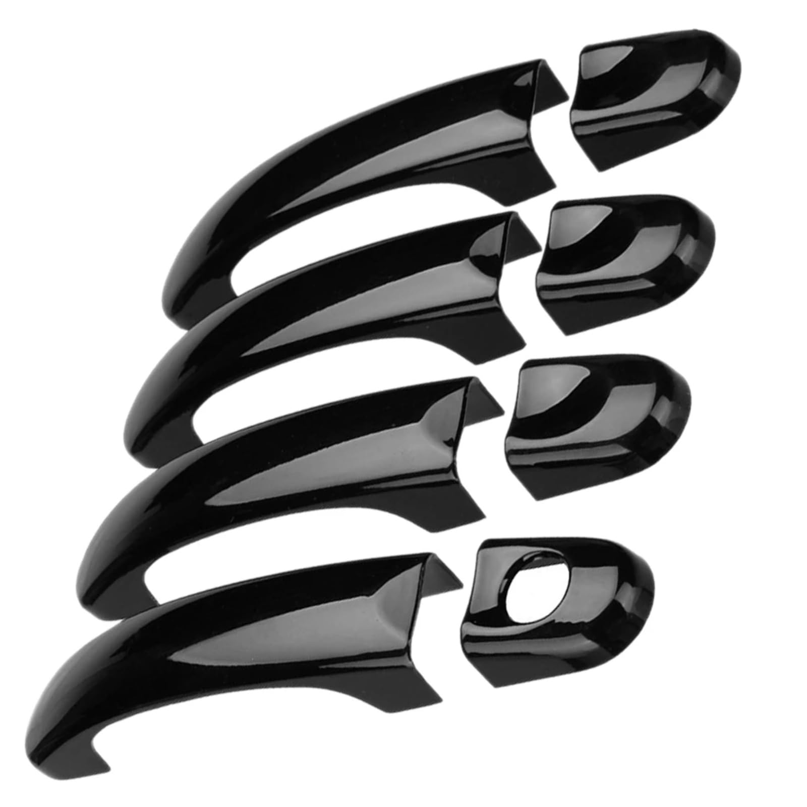 Ymnhbik One Color Door Handle Cover Compatible With Vw For Touran For T5 For Transporter 2003 2004 2005-2015 Car Exterior Side Door Handle Cover Decoration Replacement
