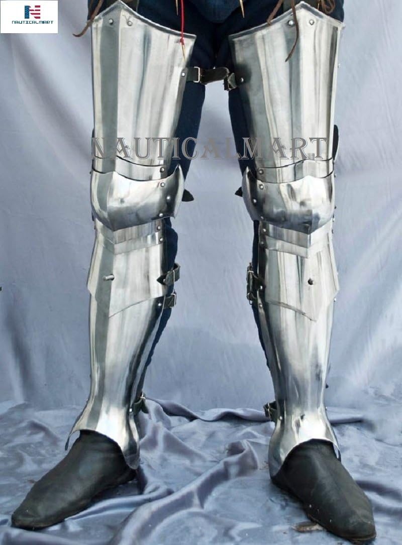 Nauticalmart Medieval Steel Knight Full Leg Armor Costume