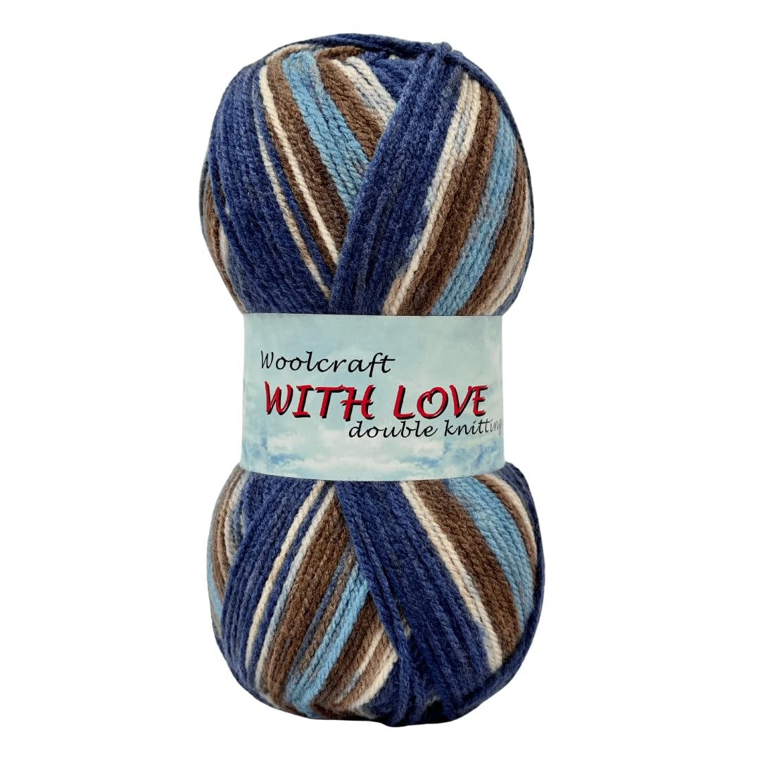 Woolcraft with Love DK 100g Knitting Yarn - 100% Acrylic (Neptune 8637)