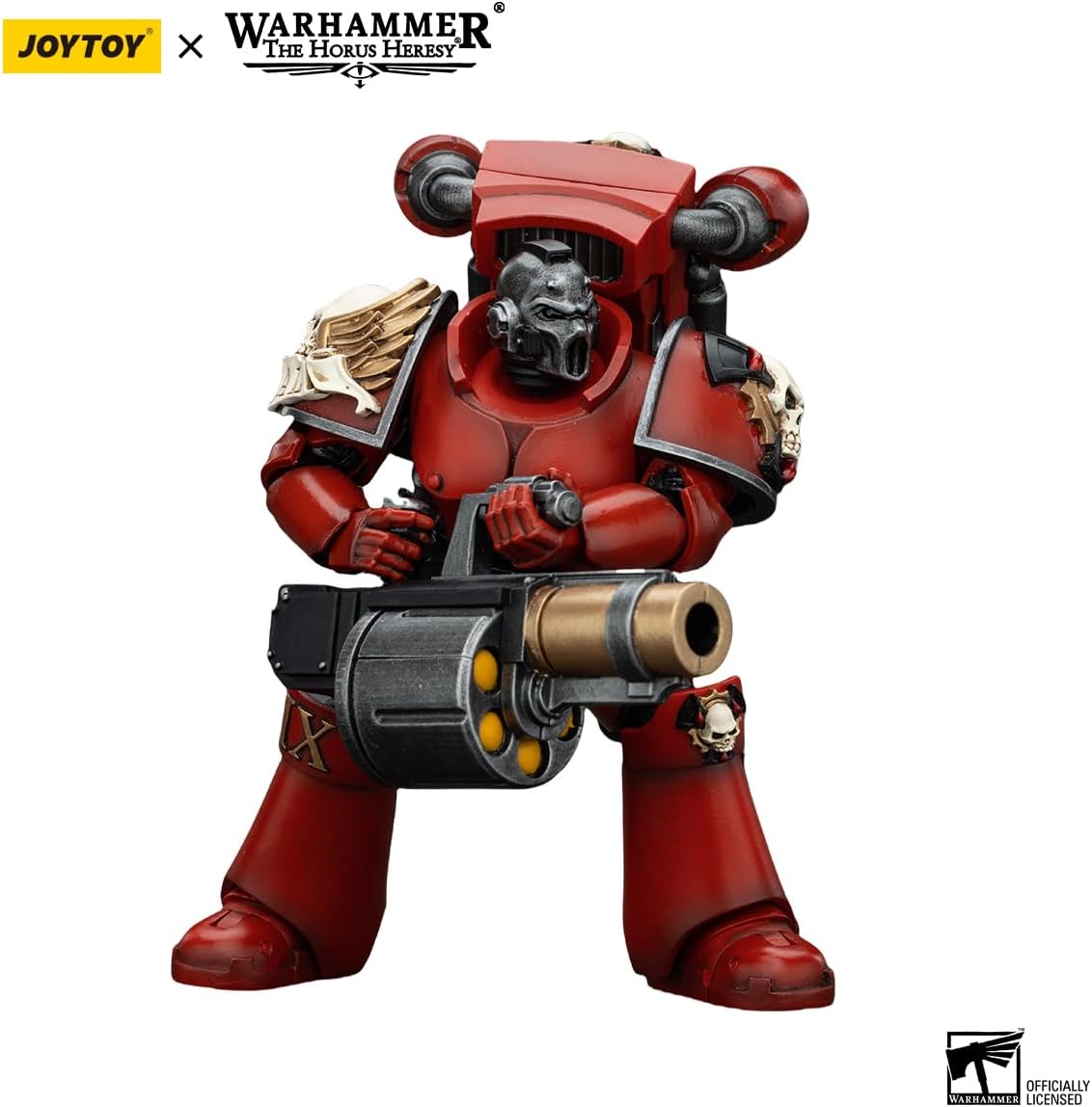 JOYTOY Warhammer The Horus Heresy Blood Angels - Angel's Tears Squad Erelim Action Figure w/ Grenade Launcher - 4.72in