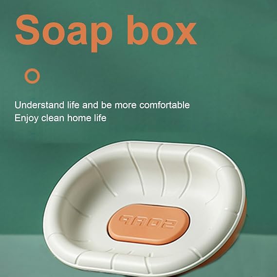 Shower Soap Dish Bathroom Accessories Bathroom Items | Double Layer Drain Function Bathroom Supplies Bathroom Accessories Drain Tray - Solid Soap Holder for Indoor Home Shower Counter Bathtub